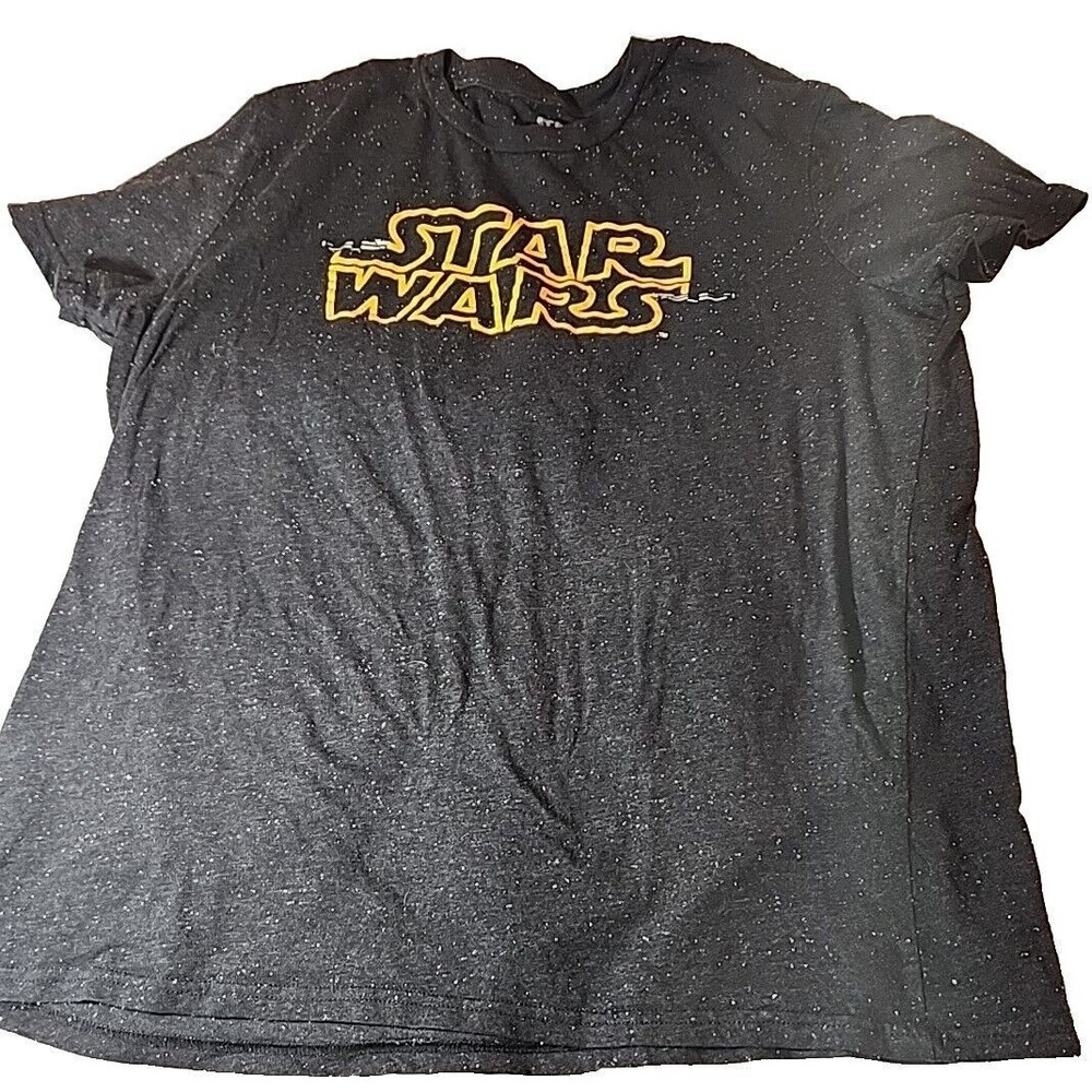 Star Wars Vintage Style Logo and Galaxy flecks throughout Womens Unisex Mens 2X